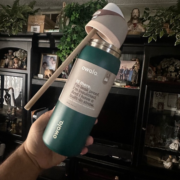Owala Freesip  32oz Water Bottle Whole Foods Exclusive Serene Evergreen - Picture 5 of 7